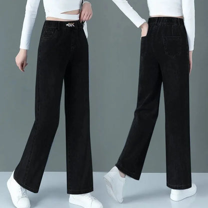 Women's clothing Spring Autumn New Loose Straight leg Pants
