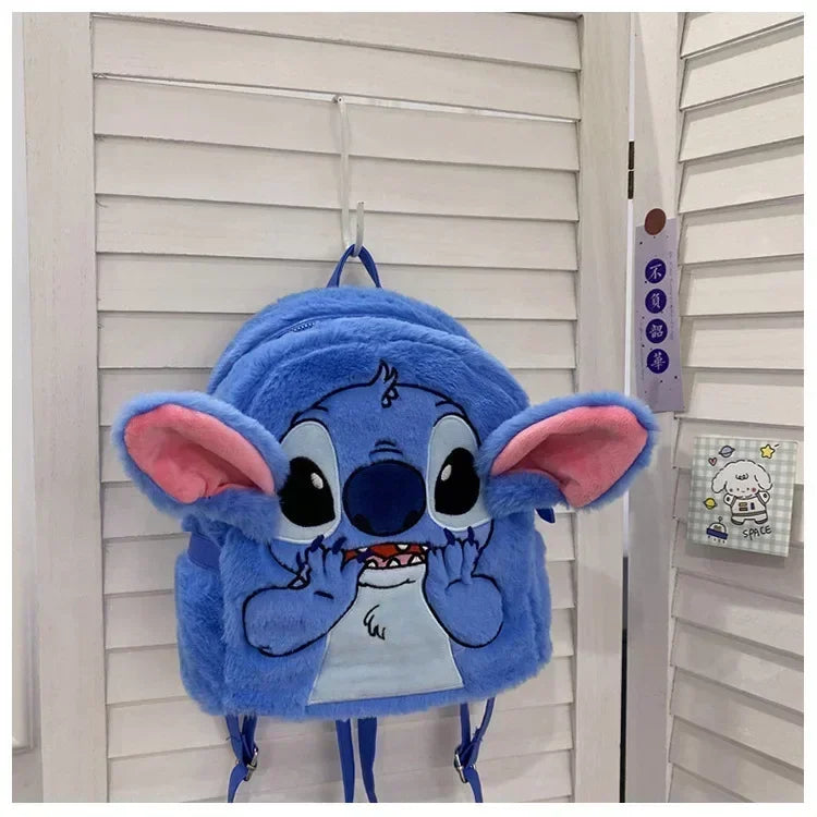 high-quality sewn plush backpack cartoon fashion 3D mini women's backpack large capacity cute children's school bag