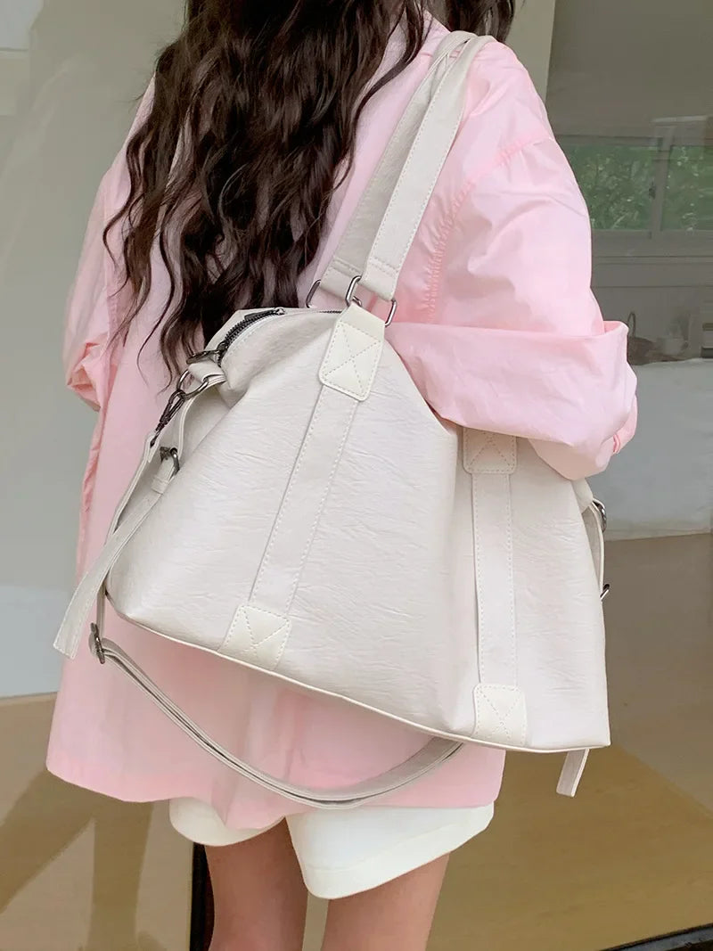 Brand Luxury Designer Tote Bag For Women Lage Capacity Travel Cross Bag High Quality PU Leather Handbags Messenger Bag