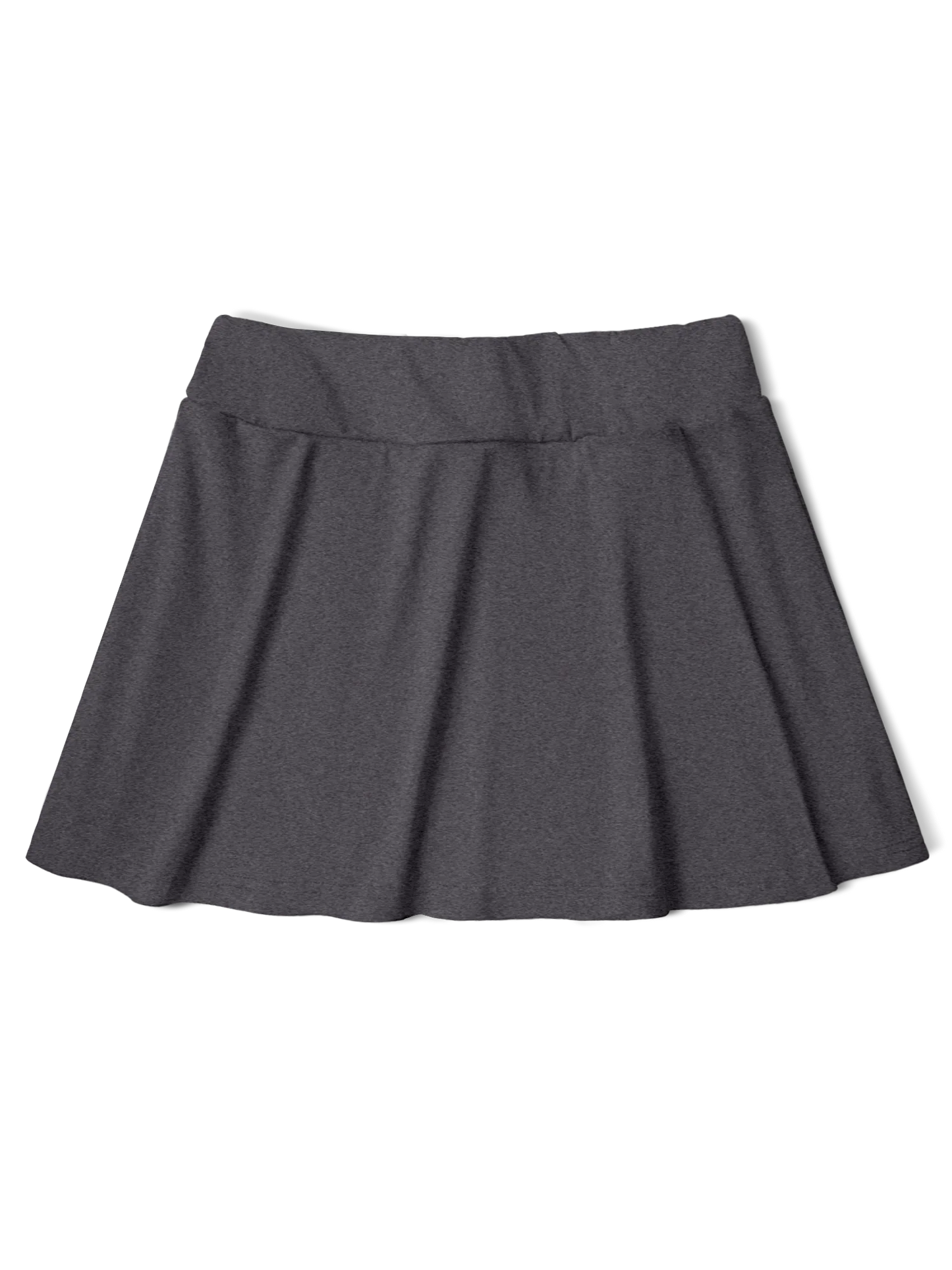 Women's Solid Color Skort  Summer Lightweight High Waisted Slimming Casual Wide Leg Versatile for Work Straight Cut Solid