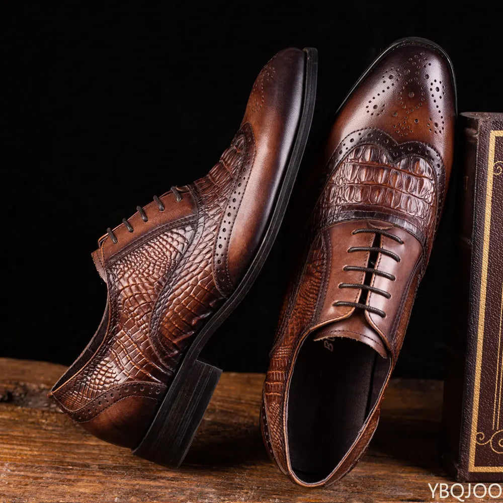 2025 Large Size Fashionable Men's Office Formal Shoes Low Cut Daily Comfortable Pointed Multifunctional Men's Wedding Shoes