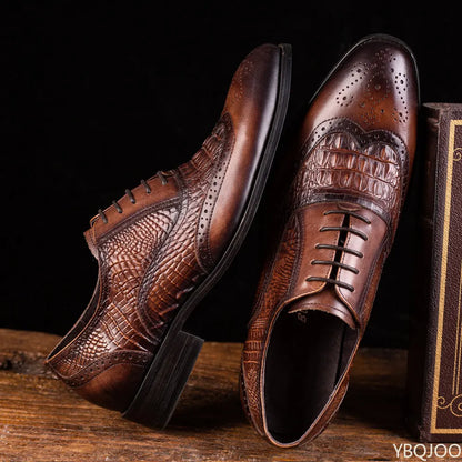 2025 Large Size Fashionable Men's Office Formal Shoes Low Cut Daily Comfortable Pointed Multifunctional Men's Wedding Shoes