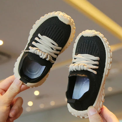 Sport Running Soft Casual Breathable Spring Autumn Baby Boys Girls Bottom Non-Slip Kids Sneakers Children Shoes