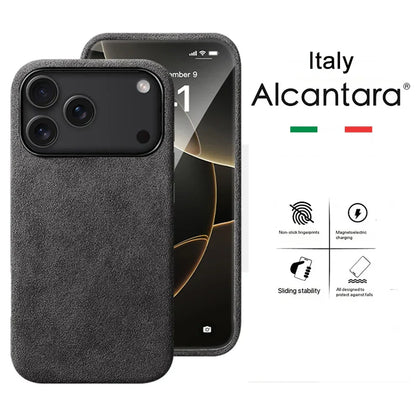 100% Italian Magnetic Case for iPhone 17 Pro Max Air Luxury Magsafe Cover Leather Phone Cases for iPhone 17Pro 17Air