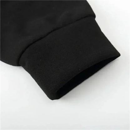 Printing Autumn winter models Men's Fleece windproof Warm Cotton Oversized Hoodie Outdoor Commuter Men's High Elastic top