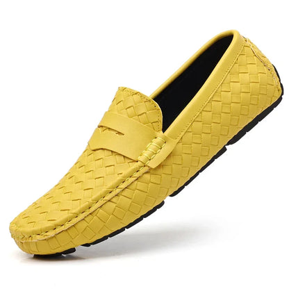 Loafers for Men 2024 New Handmade Moccasins Men Flats Casual PU Leather Shoes Luxury Comfy Mens Loafers Size 48