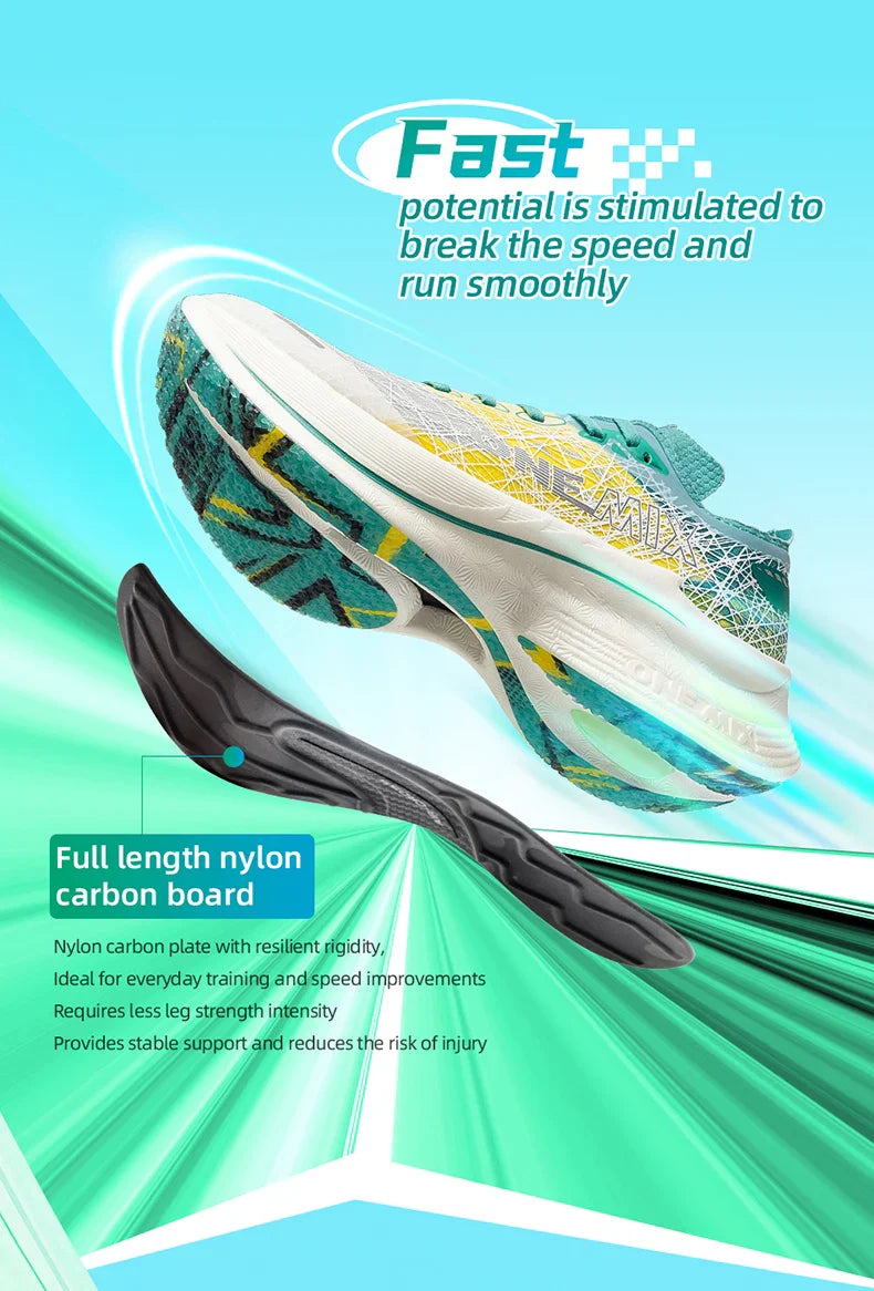 Carbon Plate Running Shoes Shock Absorption Ultra-light Sports Shoes