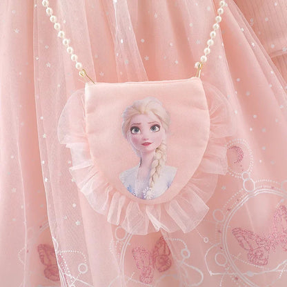 Elsa Princess Dress Baby Girls Dress Kids Dress Party Long-sleeved For Children Frozen Formal Evening Dress 3-8Y