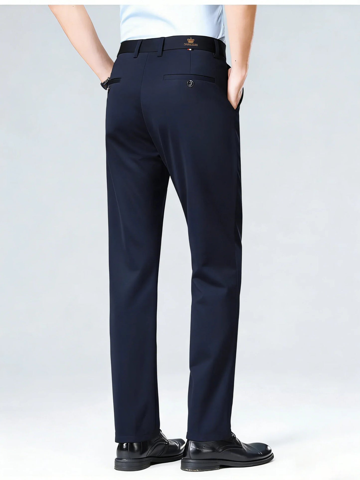 Men's Versatile Golf Pants Stretch Straight Fit Slacks Waterproof Trousers Lightweight Casual Pants for Outdoor Activities