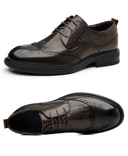 Men Business Dress Leather Shoes Wedding Cowhide Casual Leather Shoes Men Shoes