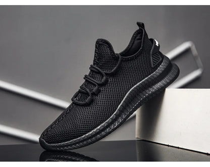 Summer Mesh Men Shoes Breathable Mens Sneakers Trendy Lightweight Walking Big Size Man Tenis Shoes