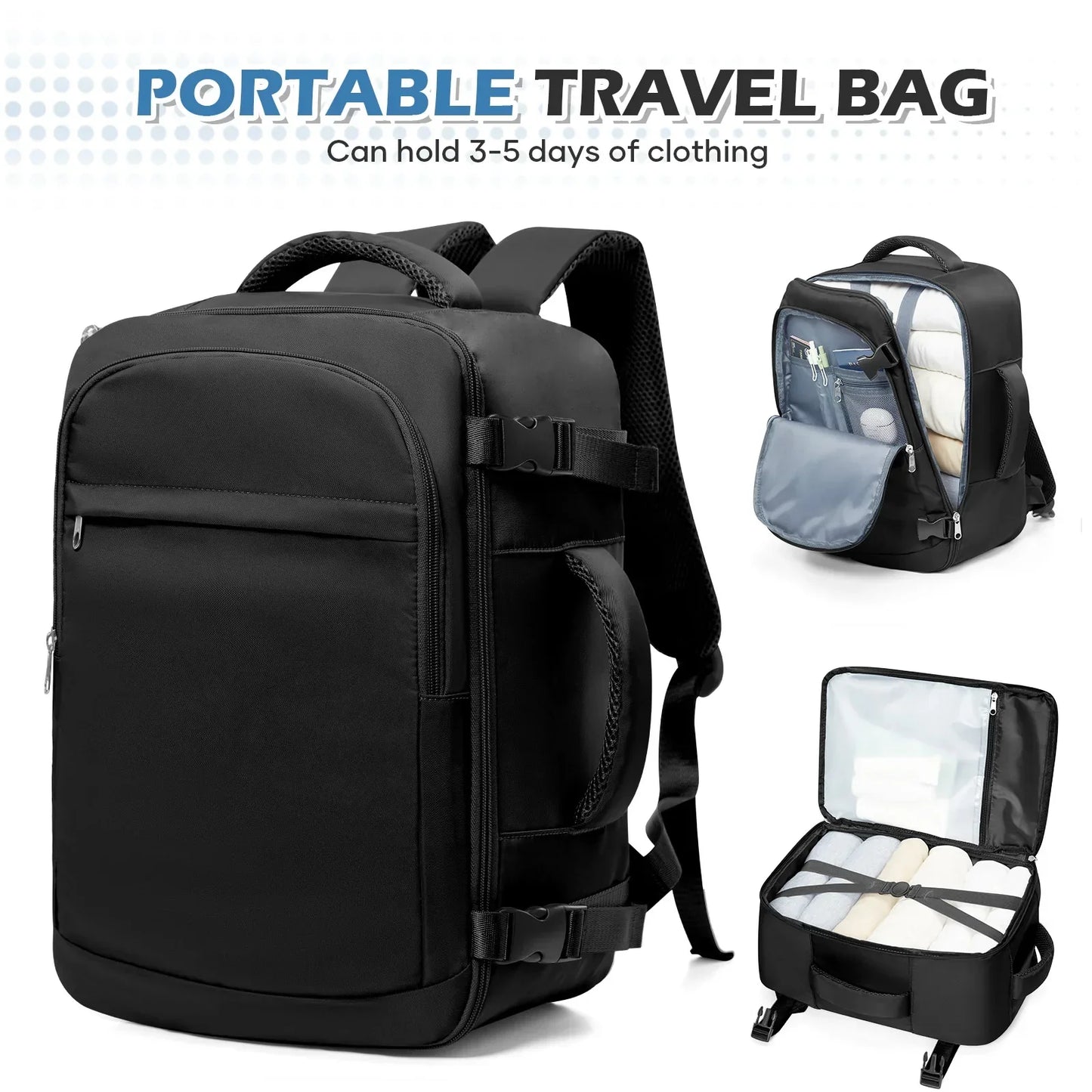 Men 15.6 inch Laptop Bag Cabin Airplane Travel Backpack 40x20x25, Able Carry Hand Luggage Backpack Ryanair, College Backpack