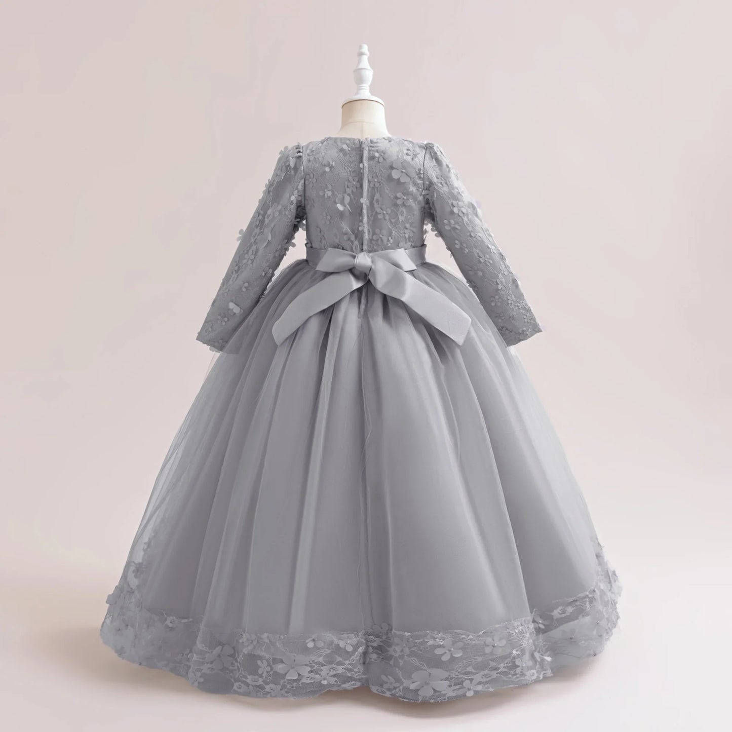 Girls Flower Embroidery Party Dresses Girl Summer Casual Holiday Gown Kids Variety Fashion Evening Clothes Birthday Princess Wea