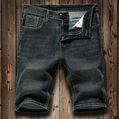 4 Model Classic Style Men's Slim Denim shorts Summer New Business Fashion Thin Stretch Short Casual Pants Male