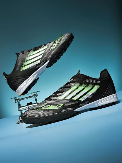 Soccer Cleats for Men Women Breathable Cushioned Insole Anti-Slip Football Shoes for AG/TF Outdoor Sports Boots