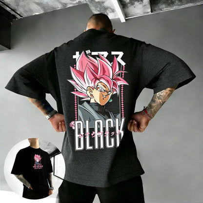 Printed Pure Cotton T-shirt Summer New Style Men's and Women's Loose Street Trendy Parent Child Top