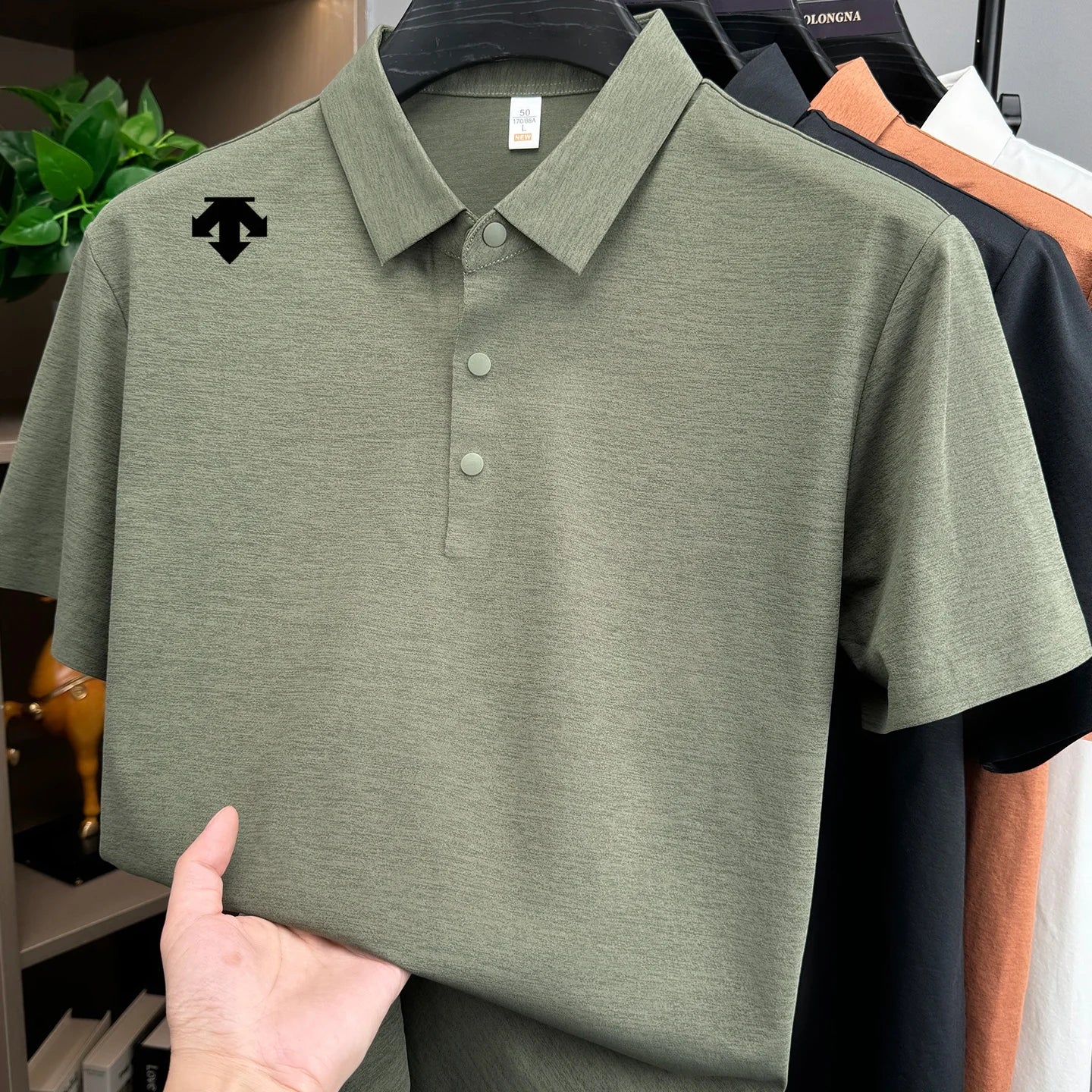 Designer's summer new men short sleeve business casual comfortable sports polo shirt exquisite brand best-selling embroidery top