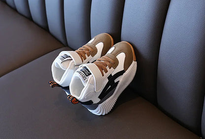 Kids Sneakers Sport Running Casual Breathable Shoes Spring Autumn Baby Boys Soft Non-Slip Children Sport Shoes Basketball Shoes