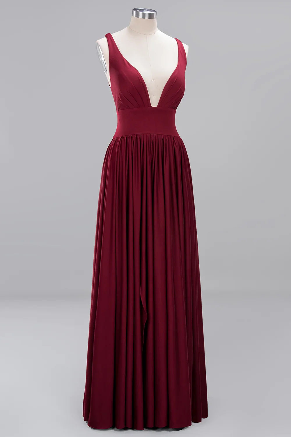 Women Evening Dresses 2025 Sister Group Sexy Split V Neck Backless Sleeveless Formal Wedding Party Prom Gowns Bridesmaid Vestido