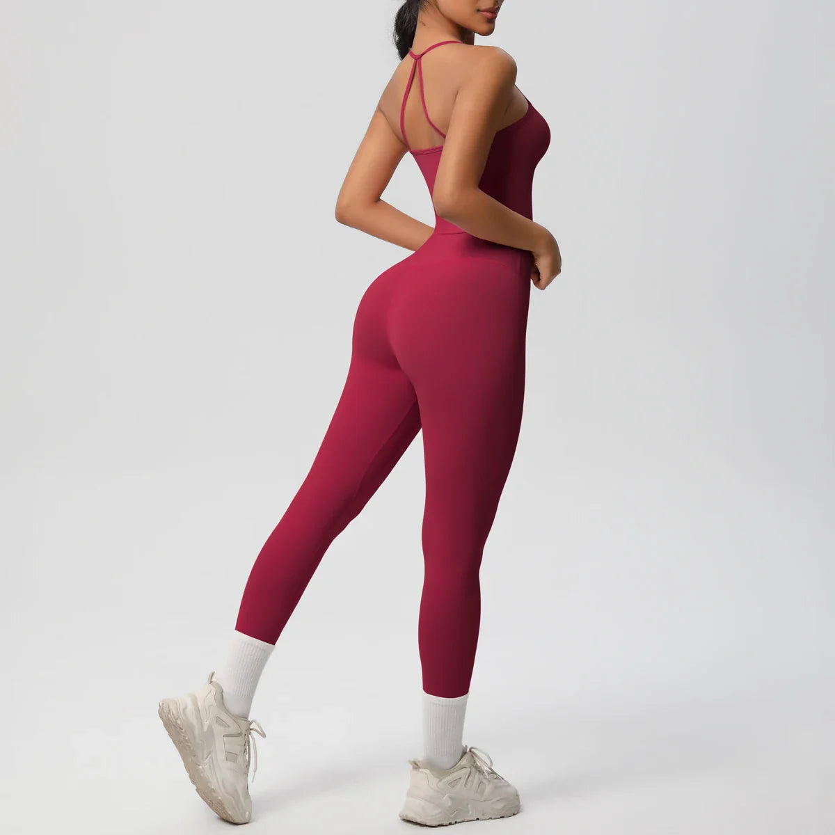 Halter Yoga Top Set Fitness Gym Suit Training Sleeveless Sport Gym Tops Crossover Back Sports Underwear  Tummy Control Slimming