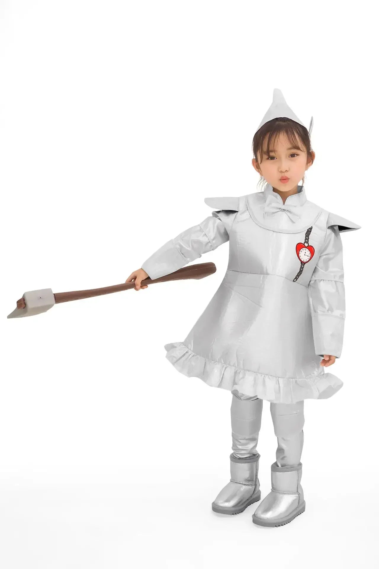 Halloween Cosplay Tin Man Costume Parent-children Clothing Adult Male Iron Man Costume Wizard of Oz Performance Stage Costumes