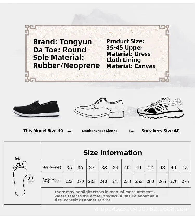 Men's Summer Soft Bottom Driving Shoes Breathable Mesh Slip-On Shoes Wear-Resistant Casual Old Beijing Style Rubber Sole