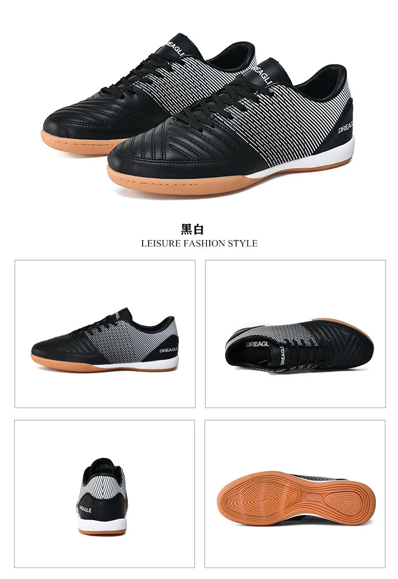 Hot Sale Youth Long Nail Soccer Shoes Children Students Large Size Broken Nail Soccer Shoes Unisex Training Shoes 35-45#