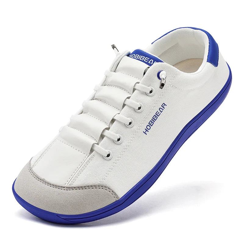 Womens Mens Barefoot Shoes | Zero Drop | Wide Toe Casual Canvas Sneakers Minimalist Walking Shoes
