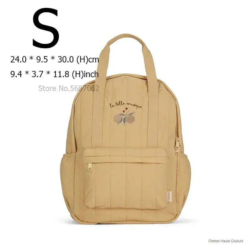 Baby Backpack Parent-child Kids Schoolbag Kindergarten Bags Brand Traveling Cherry Children's Boys Girls Mom Storage