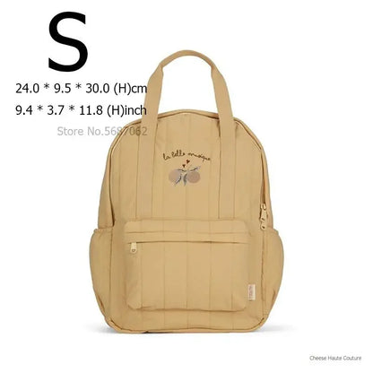 Baby Backpack Parent-child Kids Schoolbag Kindergarten Bags Brand Traveling Cherry Children's Boys Girls Mom Storage