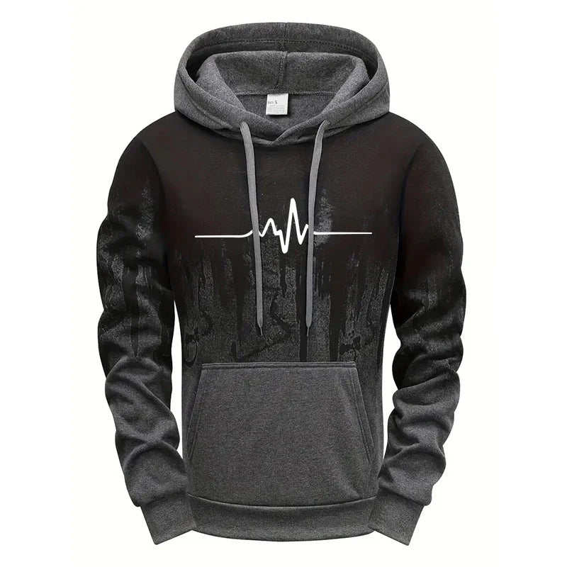 High Quality Men's Tracksuit Casual Jogging Men Versatile Sweatshirts Sweat Pants Fashion Comfort Daily Sports Simple Hoodie Set