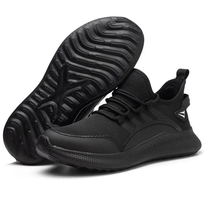 Men Safety Shoes For Work Safety Boots Protect Breathable Anti-smash Steel Toe Sport Work Sneakers Construction Security Boots