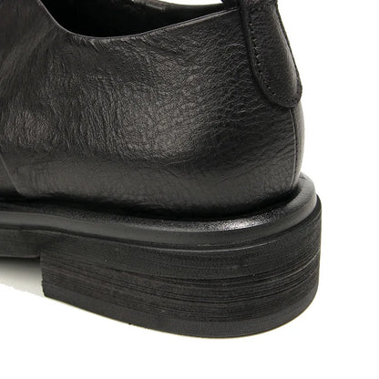 Soft Leather Mens Formal Shoes Luxury Quality Comfortable Brand Handmade Retro Genuine Leather Daily Wedding Social Shoes Male