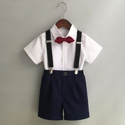 Boys Suit Wedding Toddler School Graduation Outfit Kids Birthday Party Gift Set Children Easter Church Photography Daily Clothes