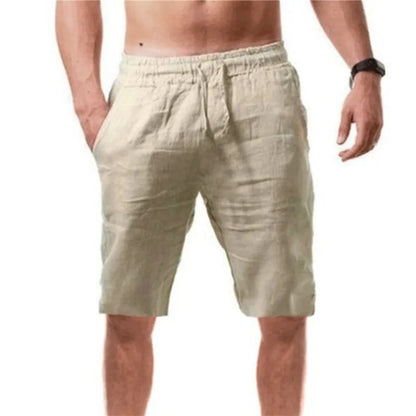 Men's Cotton Shorts Pants Male Summer Breathable Solid Color Short Trousers Fitness Streetwear S-3XL 1PC