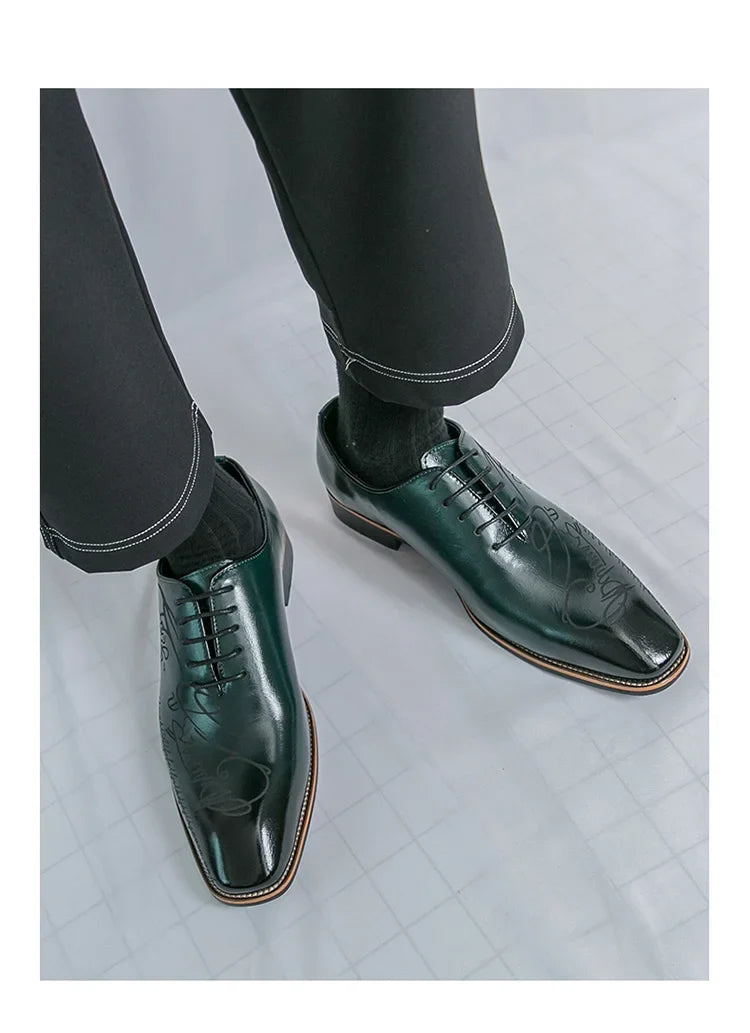 White Elegant Men Dress Shoes Leather Oxford Shoes Man Business Formal Shoes Design Social Shoes Male apatos para hombre