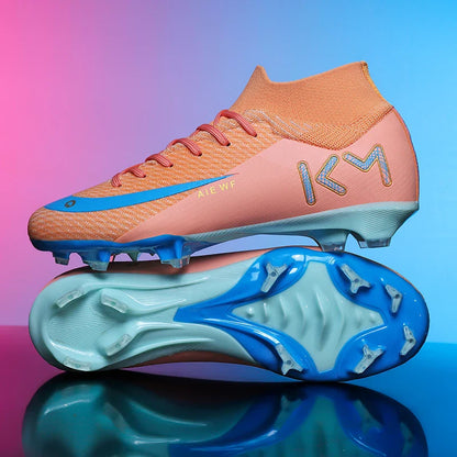 New Men Match Football Boots Ankle Non-Slip TF/FG Professional Soccer Shoes Boys Sneakers Comfortable Sports Shoes Unisex