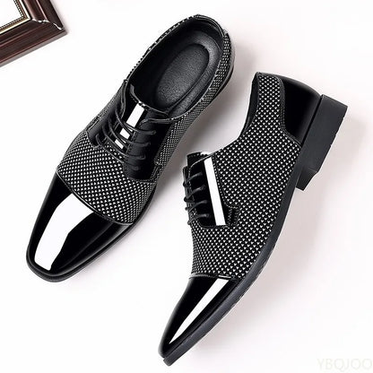 Men’s Fashion Business Formal Shoes – Black/Brown Leather, EU Sizes 40–48