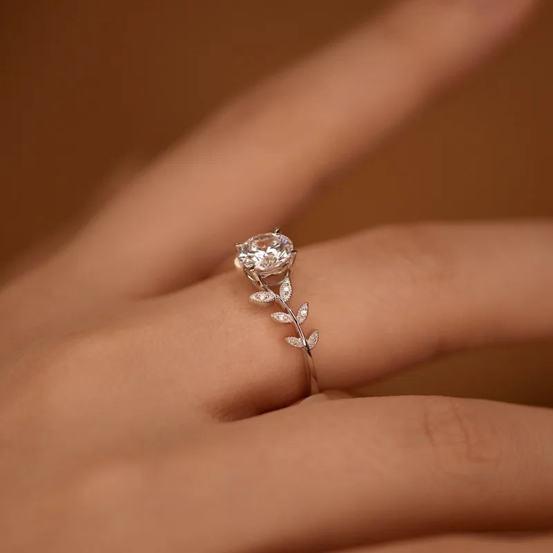 1MM All Moissanite Rings for Women Luxury Wedding Promise Band Match Diamond 100% S925 Sterling Silver Birthday Gift
