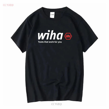 Wiha Tools Logo T shirt Sz S 4XL American Funny USA vintage Washed fashion Stylish Breathable Top For Everyday Wear graphic