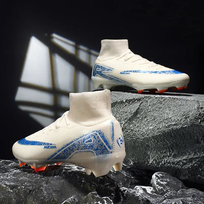 New Men Women Professional Football Boots Training Cleats Sport Sneakers Trainer Lightweight Grass Non-slip Match Soccer Shoes
