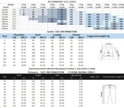 Suit (Blazer+ Vest + Pants) Men's Fashion Casual Outdoor Gentleman Business Wedding Formal Dress British Style Wedding Suit