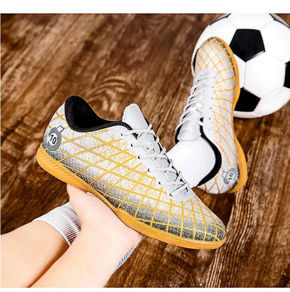 Stylish And Comfortable Adult Training Match Sports Football Shoes Outdoor Indoor Grass Sports Shoes For Youth Students 35-47#