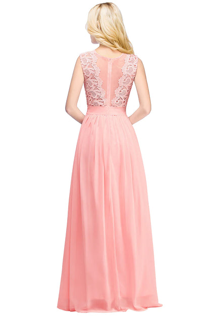 Mint Green Bridesmaid Dresses for Women Long Wedding Party Guest Evening Prom Gowns Formal Occasion A Line Chiffon Vestidos