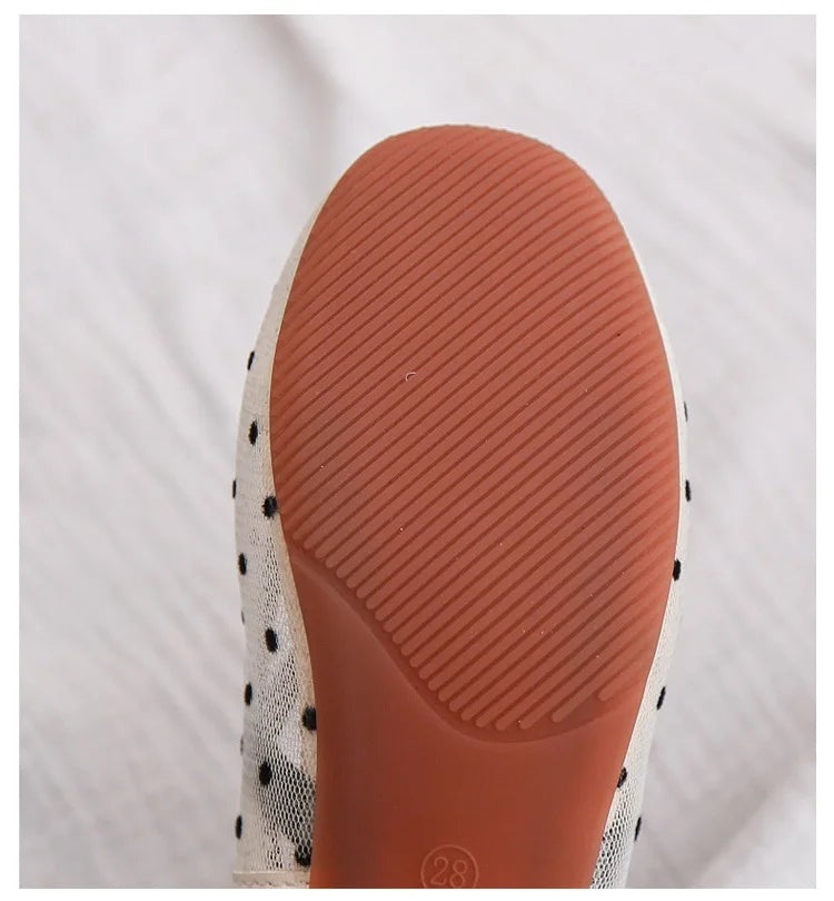 Kids Girls Leather Shoes Cute Children Students Girls Performance Shoes Beautiful Kids Students Soft Bottom Dance Footwear