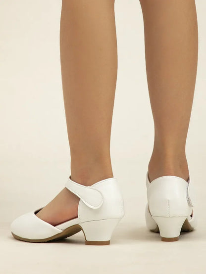 New Elegant Kids High Heels Fashion Stage Performance Princess Shoes for Girls Sweet Versatile Children Fashion Causal Sandals