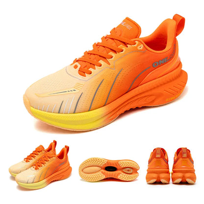 ONEMIX Tênis de corrida masculino com novo amortecimento, adequado para corredores pesados, com cadarço, para esportes, feminino, antiderrapante, atlético, masculino, para uso ao ar livre