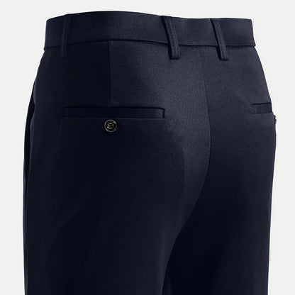 Men's Stretchy Casual Pants Business Suit Pants Spring Summer Breathable Dress Pants Full Length Homme Work Trousers