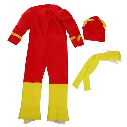Children's Full Body Jumping Set Muscle Children's Set 2024 New Halloween Superhero Flash Role Playing Costume