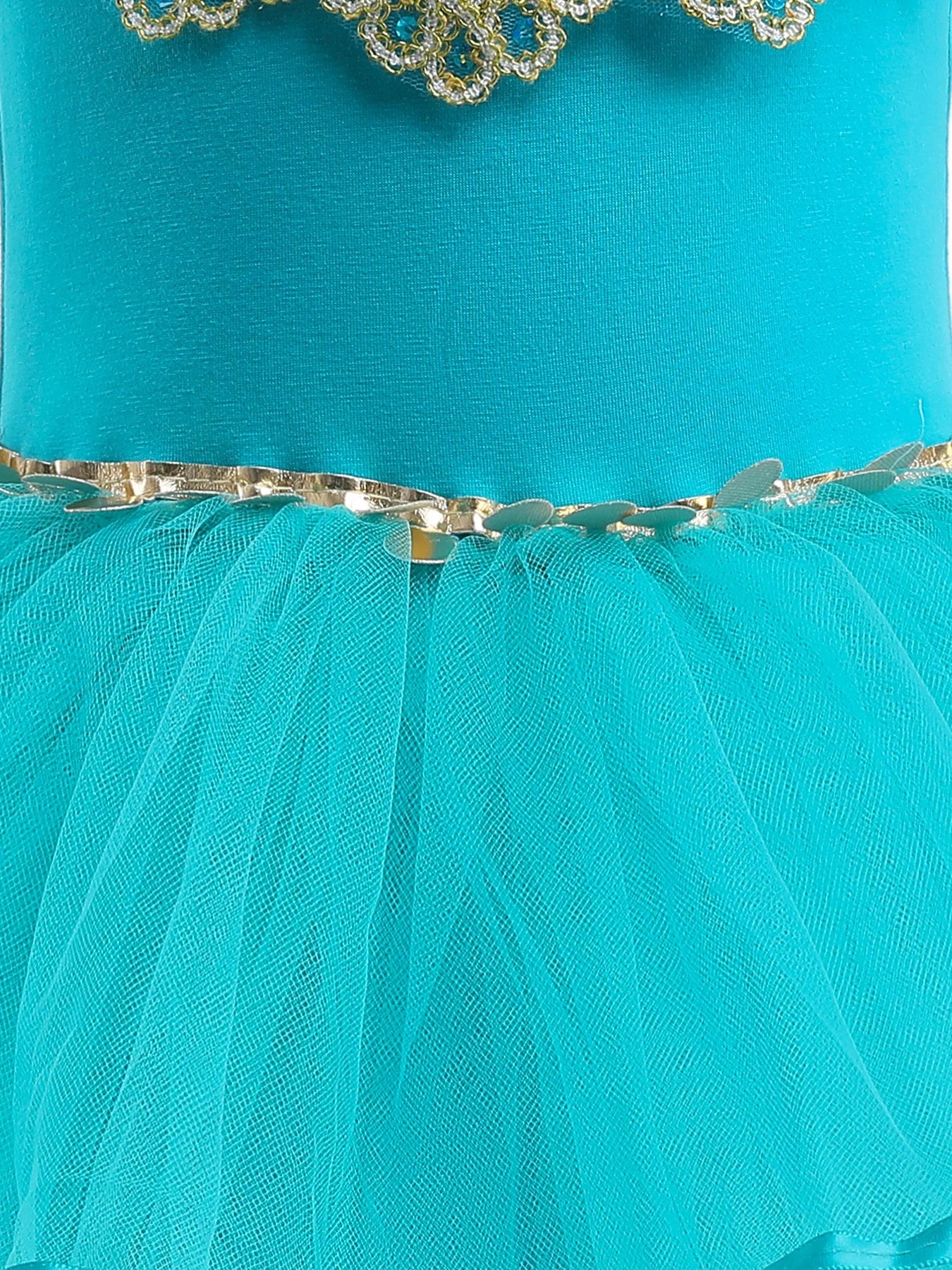 Princess Jasmine  Tutu Dress with Cape for Toddler Little Girls Ballerina Dance Costume Outfit Dancewear, Blue/Purple/Yellow